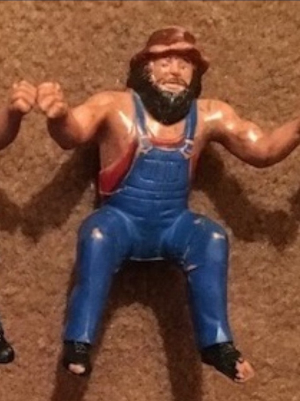 HILLBILLY JIM THUMB WRESTLER ACTION FIGURE